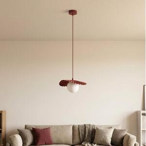 Lustr na lanku FLORA 1xG9/8W/230V červená