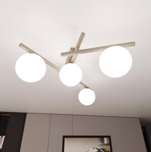 Stropní svítidlo SMART 4xE14/10W/230V béžová/bílá