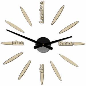 Stylesa - Stylové barevné nástěnné hodiny aj černé 12S012