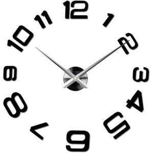 Stylesa - Nástěnné hodiny vyrobené z plastu - Pelle i černé 12S053