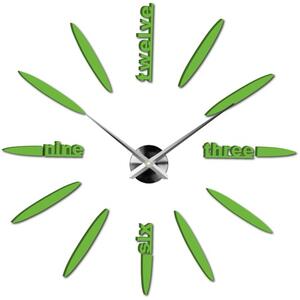 Stylesa - Stylové barevné nástěnné hodiny aj černé 12S012