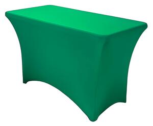 TENTino Elastický potah STANDARD na skládací stůl 122x60 cm VÍCE BAREV Barva ubrusu: ZELENÁ / GREEN