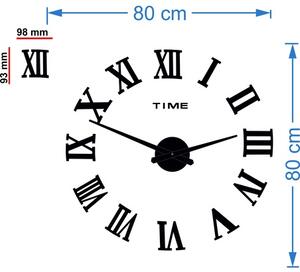 Stylesa Nástěnné hodiny římské na zeď HUGO S031 i černé