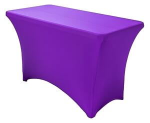 TENTino Elastický potah STANDARD na skládací stůl 122x60 cm VÍCE BAREV Barva ubrusu: FIALOVÁ / VIOLET