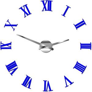 Stylesa - Nalepovací nástěnné hodiny římské 2D plexi X0083 aj černé