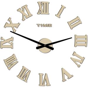 Stylesa Nástěnné hodiny nalepovací římská čísla 2D OLIVA P031 i černé