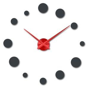 Sentop - Velké nástěnné hodiny na zeď tečka DEKORAJ S044S aj černé