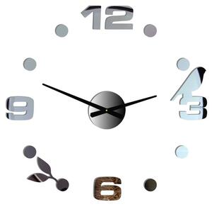 Stylesa Nástěnné hodiny line nalepovací DIY Pohoda černé 12P006
