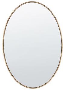 Nástěnné zrcadlo 83 x 57 zlaté OUVEA