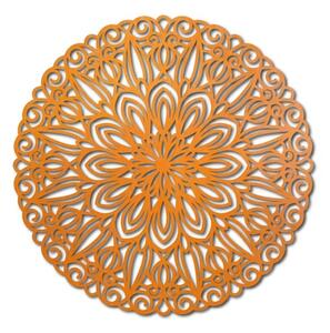 Stylesa - Vyřezávaná mandala květ dřevěný obraz na stěnu z překližky aj černý PR0249