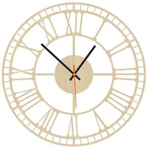 Sentop - Římské dřevěné hodiny BANA PPREGLEJKA X0068 i černé