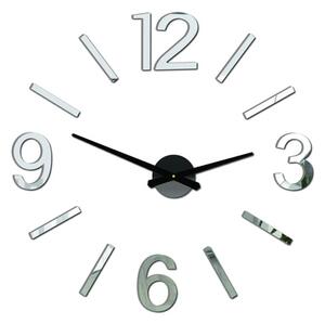Stylesa - Moderní Nástěnné hodiny MONIKA X0067 3D aj černé