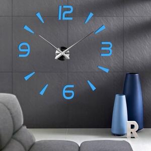 Stylesa Moderní nástěnné hodiny na zeď S030 PINEA i modré
