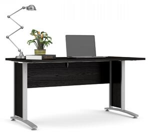 Psací stůl Office 80400/71 černá/silver grey