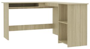 Rohový psací stůl dub sonoma 120 x 140 x 75 cm dřevotříska