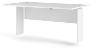 Výškově nastavitelný psací stůl Office 80400/318 bílá/bílá