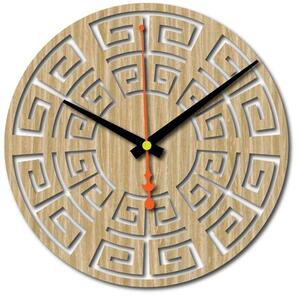 Stylesa Nástěnné hodiny z dřevěné překližky BAREVNÉ PR0157 i černé