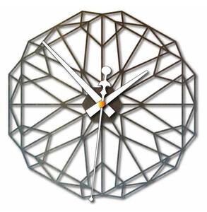 Sentop Geometrické hodiny na stěnu z dřevěné překližky FPL PR0346 i černé