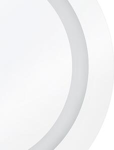 Nástěnné zrcadlo LED stříbrné ø 58 cm SELUNE