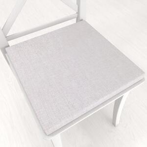 Biante Čtvercový podsedák BKW-206 Světle šedobéžový žíhaný - 38x38x3 cm