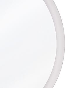 Nástěnné zrcadlo LED stříbrné ø 58 cm YSER