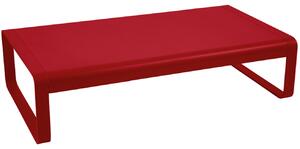 Makově červený červený hliníkový zahradní konferenční stolek Fermob Bellevie 138 x 80 cm