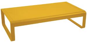 Žlutý hliníkový zahradní konferenční stolek Fermob Bellevie 138 x 80 cm