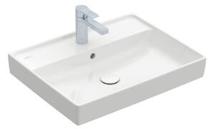 Villeroy Boch Collar: umyvadlo, obdélníkové 600x470mm s přepadem, bílá Alpin, 4A336001