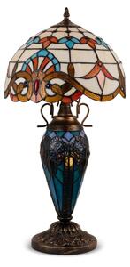 Brilagi - Tiffany vitrážová stolní lampa MIRABELLA 1xE27/60W/230V + 1xE14/40W