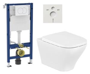 Závěsný WC set předstěnová montáž Roca Optica SIKOGSROOPTW