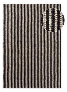 Černý ručně tkaný jutový koberec 160x230 cm Harvest Ebony – Elle Decoration