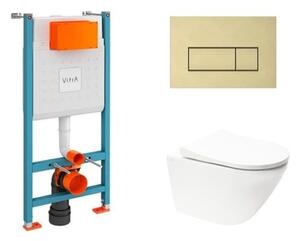 Závěsný WC set do lehkých stěn / předstěnová Vitra S60 SIKOVSG1