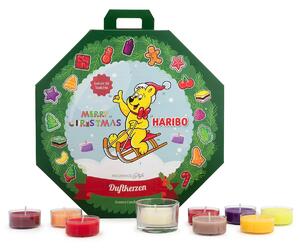 Haribo adventní kalendář čajové svíčky