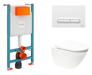 Závěsný WC set do lehkých stěn / předstěnová Vitra S60 SIKOVSW3