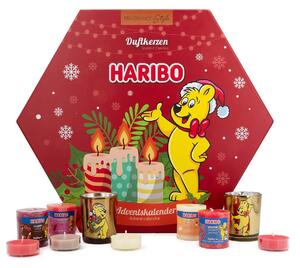 Haribo adventní kalendář - Votivní a čajové svíčky
