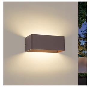 Brilagi - LED Venkovní nástěnné svítidlo DONNANI LED/7W/230V 20 cm hnědá IP44