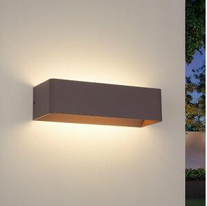 Brilagi - LED Venkovní nástěnné svítidlo DONNANI LED/12W/230V 30 cm hnědá IP44