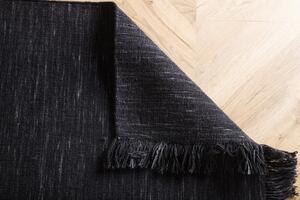 Obdélníkový koberec Elton, černý, 230x160