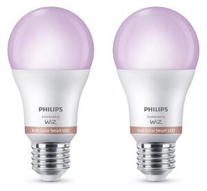 Philips LED žárovka A60 E27 100W, RGB, 2 ks