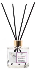Purple River Vonné tyčinky Difuzér Fresh Cotton - 100ml