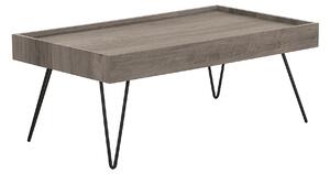 Konferenční stolek 100 x 60 cm šedé dřevo WELTON