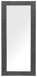 Nástěnné zrcadlo 50 x 130 cm černé PLAISIR