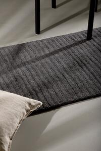 Obdélníkový koberec Milton, tmavě šedý, 200x70