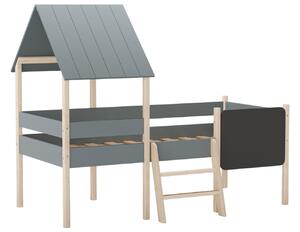 Marckeric Zelená dětská vyvýšená postel Mint 90 x 190 cm