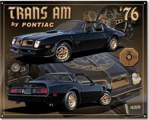 Plechová cedule Pontiac 1976 Trans Am 30 cm x 38 cm