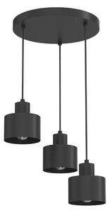 Lustr na lanku PARKLA 3xE27/15W/230V černá
