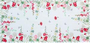 Vzorovaný ubrus - běhoun na stůl FLOWERS II. 40x85 cm Mybesthome