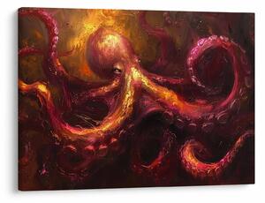 Obraz - Chobotnice, olejomalba (70x50 cm)