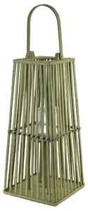 Mondex Proutěná lucerna LUCIE Green 26,5x57 cm zelená