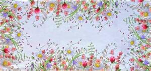 Vzorovaný ubrus - běhoun na stůl SPRING MEADOW I. 40x85 cm Mybesthome